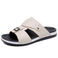 👞🏖️ PROMO FLASH 57% ! Sandales Slip-On Homme Simili Cuir – 2 Textures, Semelle Anti-Dérapante, 3 Couleurs, Pointures 39-48, Respirantes, Rembourrées ✨