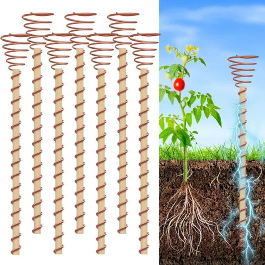 🌿 ACHETEZ 2, RECEVEZ 1 GRATUIT ! 🔥 Antenne en Cuivre d'Électroculture – Favorise la Croissance des Plantes & la Qualité du Sol – Application Simple, Durable & Durable – Idéale pour Jardin ou Agriculture 🌱✨⚡