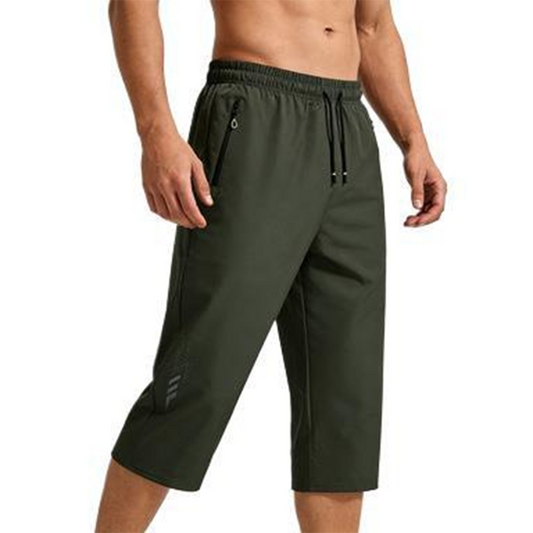 📢📢50% DE RÉDUCTION !! ⏰Pantalon Corsaire Jogger Séchage Rapide 3/4 pour Homme