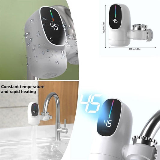 🚰✨ PROMO FLASH 50% ! Chauffe-Eau Instantané d'Évier – 3400W, Affichage Numérique, Installation Facile, Économie d'Énergie, Parfait pour Cuisine/Salle de Bain ✨