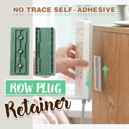 🧰 50% DE RÉDUCTION! 🔌 Support de Bouchon Auto-Adhésif – Adhésif acrylique transparent, réutilisable & robuste – Idéal pour fixer multiprises, routeurs et câbles 🏠