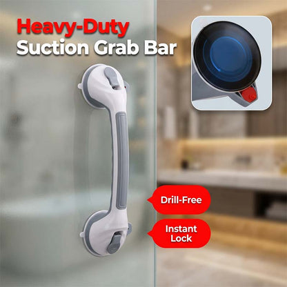 🛒 Offre limitée : –50 % ! 🚿 Barre d'appoint à ventouse – Fini les chutes et les trous dans le carrelage – Fixation sans perçage, ventouse haute résistance, lavable – Idéale pour salle de bain et douche 🛁