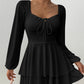 👗 50 % DE RÉDUCTION EN CE MOMENT ! 🎀 Robe-jupe à encolure en cœur pour femme – Volants superposés et dos nu – À la fois espiègle et élégante 🥂