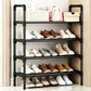 👟📦 Étagère à chaussures multicouche – Grande capacité, montage sans outils, structure robuste pour une entrée bien rangée 🏠💪