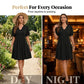 👗 -50% MAINTENANT ! 🌸 Robe Élégante à Manches Bouffantes et Col en V – Légère & Fluide – Design Romantique, Parfaite pour Mariages ou Garden-Parties – Féminine et Chic ✨