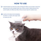 🐾 Achetez-en 1, obtenez 1 GRATUIT ! 🛁 Peigne Multifonction pour Animaux – Élimination des Taches de Larmes & des Puces avec Aiguilles Fines en Acier Inoxydable ✨