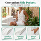 👗 66% DE RÉDUCTION 💥 Robe slim fit col bénitier – Sans manches & poches latérales – Polyvalente, parfaite pour le bureau ou les soirées – élégante et confortable ✨🌸