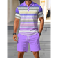 👕 PROMO -50% ! 💥 Set 2 Pièces Chemise & Short Homme Imprimé Numérique – Tissu Premium Respirant, Coupe Athlétique, Infroissable · 5 Coloris · S–6XL ✨ 2 Achetés = Livraison Gratuite