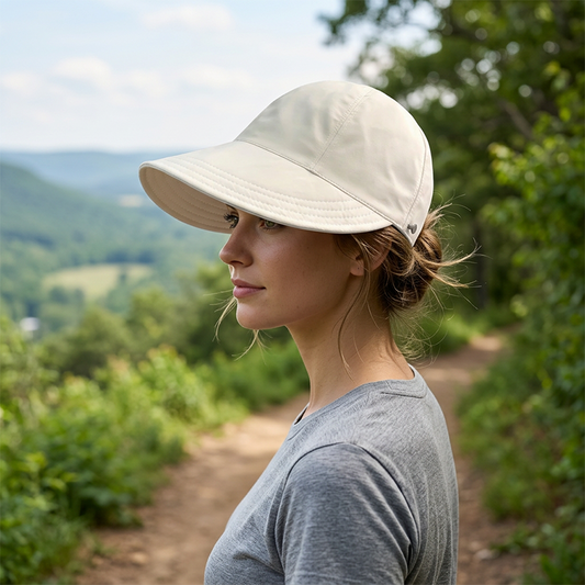 🔥👒 -57% ! Casquette Solaire Femme UPF 50+ Queue de Cheval – Bloque 99% UV, Structure Maintien Forme, Sangle Élastique Réglable 54-60cm, Boutons Masque Anti-Vent · 3 Coloris · Pack Économique ✨