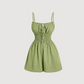 🌴 VENTE FLASH 🌿 Combinaison Femme en Tissu Froissé Texturé – Confort Aéré, Taille Élastique & Style Plage