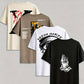 Lot de 4 T-Shirts Streetwear à Imprimé Graphique pour Homme