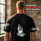 Lot de 4 T-Shirts Streetwear à Imprimé Graphique pour Homme