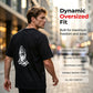 Lot de 4 T-Shirts Streetwear à Imprimé Graphique pour Homme