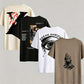 Lot de 4 T-Shirts Streetwear à Imprimé Graphique pour Homme