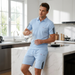 Ensemble Short et T-Shirt À Manches Courtes Décontracté pour Homme