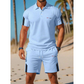 Ensemble Short et T-Shirt À Manches Courtes Décontracté pour Homme