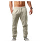 🏆VENTE DERNIÈRE JOURNÉE -60%🔥 Pantalon Décontracté en Lin À Cordon pour Homme