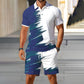 👕 PROMO LIMITÉE 50% DE RÉDUCTION ! ✨ Ensemble Polo + Short Homme 2 Pièces – Col Classique, Respirant, Cordon de Serrage 🌊