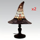 Lampe Sorcière en Vitrail – Ambiance Ensorcelante