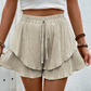 📢📢-50% !! ⏰Short Fluide à Volants Superposés pour Femme