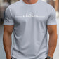 👕 OFFRE LIMITÉE -50% ! ✨ T-Shirt Col Rond À Imprimé Graphique Homme – Script Minimaliste, Coupe Athlétique, Respirant 🔥