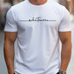 👕 OFFRE LIMITÉE -50% ! ✨ T-Shirt Col Rond À Imprimé Graphique Homme – Script Minimaliste, Coupe Athlétique, Respirant 🔥