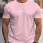 👕 OFFRE LIMITÉE -50% ! ✨ T-Shirt Col Rond À Imprimé Graphique Homme – Script Minimaliste, Coupe Athlétique, Respirant 🔥