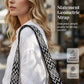 🎁 Nouveautés 2026 −60% 💥 Sac Bandoulière Vintage Grande Capacité pour Femme – Tissu Côtelé, Multi-Zip, Bandoulière Géométrique 🌿