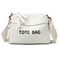 🎁 Nouveautés 2026 −60% 💥 Sac Bandoulière Vintage Grande Capacité pour Femme – Tissu Côtelé, Multi-Zip, Bandoulière Géométrique 🌿