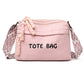 🎁 Nouveautés 2026 −60% 💥 Sac Bandoulière Vintage Grande Capacité pour Femme – Tissu Côtelé, Multi-Zip, Bandoulière Géométrique 🌿