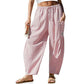 | ⏰ -50% – Léger & Économique 🌊✨ Pantalon Large d'Été Fluide – Respirant & Poches ! | Parfait pour la Plage ou le Style Vacances 🏖️☀️
