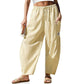 | ⏰ -50% – Léger & Économique 🌊✨ Pantalon Large d'Été Fluide – Respirant & Poches ! | Parfait pour la Plage ou le Style Vacances 🏖️☀️