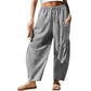 | ⏰ -50% – Léger & Économique 🌊✨ Pantalon Large d'Été Fluide – Respirant & Poches ! | Parfait pour la Plage ou le Style Vacances 🏖️☀️