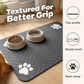 Tapis de Gamelle pour Animaux Facile à Nettoyer