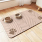 Tapis de Gamelle pour Animaux Facile à Nettoyer