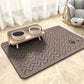 Tapis de Gamelle pour Animaux Facile à Nettoyer