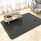 Tapis de Gamelle pour Animaux Facile à Nettoyer