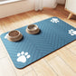 Tapis de Gamelle pour Animaux Facile à Nettoyer