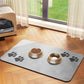 Tapis de Gamelle pour Animaux Facile à Nettoyer