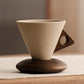 📢📢 -50% !! ⏰ Tasse à Café Vintage avec Anse en Bois & Soucoupe