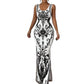 👗 Robe longue pour femme à imprimé floral – coupe classique, tissu fluide et facile à assortir 🌸