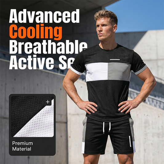 🏃 OFFRE LIMITÉE −50% ! ✨ Ensemble de Sport Respirant – Tissu Micro-Maille, Contrôle de la Transpiration, Liberté de Mouvement 🔥