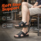 👡 50% DE RÉDUCTION ! ✨ Sandales en cuir pour homme 2 en 1 – Polyvalentes pour l'extérieur et la plage – Cuir véritable, semelle flexible et confort optimal – Parfaites pour les journées chaudes et un look décontracté ☀️🌊