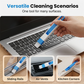 Brosse de nettoyage 2 en 1 pour les rainures des vitres