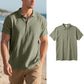 📢📢-50% !! ⏰Chemise Homme Lin Respirante Manches Courtes Col Boutonné
