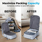 🎒✈️ 50% DE RÉDUCTION ! Sac à Dos à Compression Sous Vide pour Voyages d'Affaires – Gain de Place par Aspiration d'Air, Imperméable & Compatible TSA – Parfait pour Valise & Bagage Cabine 🌍