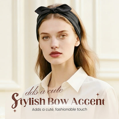 Bandeau uni à nœud pour femm