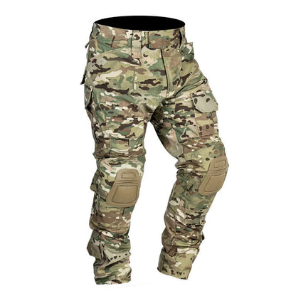 👖 OFFRE LIMITÉE –50% ! ✨ Pantalon Cargo Tactique Homme avec Genouillères – Genouillères Amovibles, Multi-Poches, Genoux Articulés 🛡️