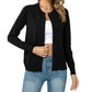 Cardigan Classique Col Rond pour Femme
