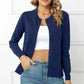 Cardigan Classique Col Rond pour Femme